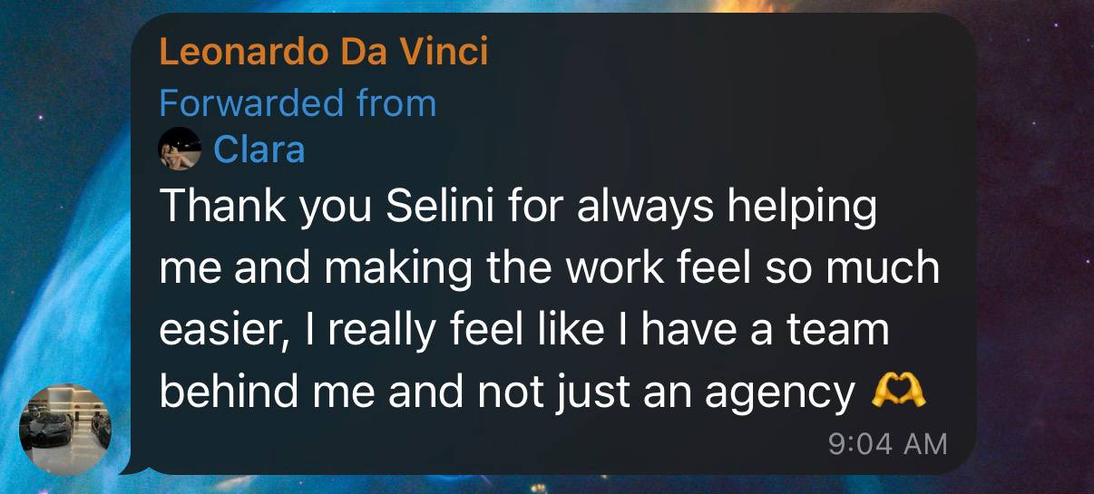 Creator feedback